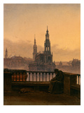 Blick Auf Dresden Mit Mondsichel Giclee Print by Carl Gustav Carus