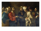 Der Zinsgroschen Giclee Print by Bartolomeo Manfredi