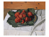 Still Life with Strawberries, 1921 Giclée-Druck von Felix Vallotton