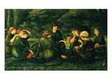 Green Summer, 1868 Reproduction procédé giclée par Edward Burne-Jones