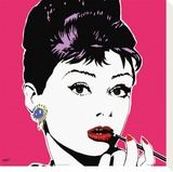 Lips I Stretched Canvas Print by Viana 