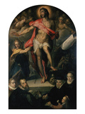 Epitaph of the Praguer Goldsmith Nikolaus Mueller. before 1590 Giclee Print by Bartholomaeus Spranger