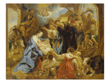 The Adoration of the Sheperds, 1653 Giclee Print by Jacob Jordaens