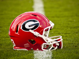 University of Georgia: Georgia Bulldogs Football Helmet Photographic Print