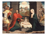 Adoration of the Shepherds, 1550/60 Giclee Print by Juan Correa de Vivar