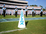 University of North Carolina: UNC Cheerleaders and Band Valokuvavedos University of North Carolina: UNC Cheerleaders and Band Valokuvavedos