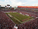 Tampa Bay Buccaneers - Sept 30, 2012: Raymond James Stadium Photographic Print by Margaret Bowles