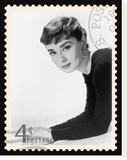 Movie Stamp VII Stretched Canvas Print