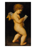 Reading Cherub Giclee Print by Antonio Allegri da Correggio (After)