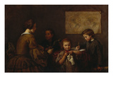 Schulstunde Giclee Print by Felix Schlesinger