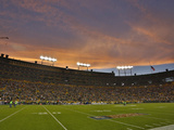 Green Bay Packers - Sept 13, 2012: Lambeau Field Photographic Print by Matt Ludtke