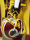 Washington Redskins - Sept 16, 2012: Washington Redskins Helmet Photographic Print by Tom Gannam