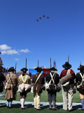 New Englad Patriots - Sept 16, 2012: the Minutemen Watch the Gillette Stadium Flyover Photographic Print by Steven Senne
