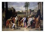 Christ and the Woman Taken in Adultery, 1682 Giclee Print by Nicholas Colombel