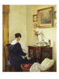 Mutter Und Kind in Einem Interieur Giclee Print by Carl Holsoe