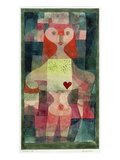 Queen of Hearts (Herzdame), 1922 Reproduction procédé giclée par Paul Klee