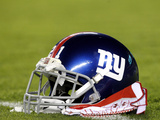New York Giants - Sept 30, 2012: New York Giants Helmet Photographic Print by Mel Evans