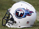 Tennessee Titans - Sept 2, 2010: Tennessee Titans Helmet Photographic Print by Dave Martin