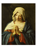 Praying Madonna Giclée-tryk af Giovanni Battista Salvi da Sassoferrato