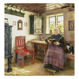Pleasant Pages, 1899 Giclee Print by Anne Marie Hansen