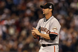 Detroit, MI - Oct 27: Detroit Tigers v San Francisco Giants - Ryan Vogelsong Photographic Print by Ezra Shaw