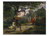 The Thieves of Fruits, 1846 Giclee Print by Hermann Kauffmann
