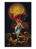 The Isenheim Altarpiece: Resurrection of Christ (Right Wing from the Second View), about 1512-15 Reproduction procédé giclée par Matthias Grünewald