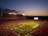 University of Georgia: Bulldogs Enter Sanford Stadium Fotografisk tryk