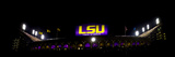 Louisiana State University: LSU's Tiger Stadium Night Game Panorama Photographic Print