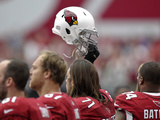 Arizona Cardinals - Sept 9, 2012: Cardinals Helmet Photographic Print by Paul Connors