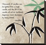 Happiness Stretched Canvas Print by Linda Woods