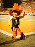 Oklahoma State University: Pistol Pete Cheers on the Cowboys Photographic Print