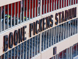 Oklahoma State University: Boone Pickens Stadium Sign Photographic Print