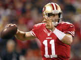San Francisco 49Ers - Sept 16, 2012: Alex Smith Fotografisk tryk af Tony Avelar