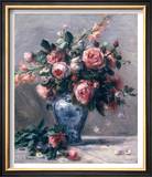 Vase of Roses Prints by Pierre-Auguste Renoir