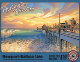Kerne Erickson - Huntington Beach Tin Sign