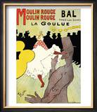 Reproduction of a Poster Advertising "La Goulue" at the Moulin Rouge, Paris Poster by Henri de Toulouse-Lautrec