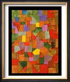 Mountain Village Prints by Paul Klee