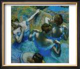 Four Ballerinas Straightening Up in the Wings Posters by Edgar Degas