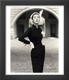 Anne Gunning in a Velveteen Evening Coat, 1952 Posters by John French