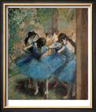 Dancers in Blue, c.1895 Prints by Edgar Degas