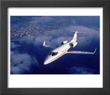 Lear Jet in Flight Prints by Garry Adams