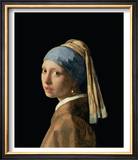 Girl with a Pearl Earring, circa 1665-6 Posters by Jan Vermeer