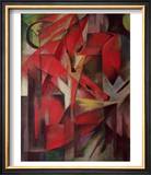 The Fox, 1913 Poster by Franz Marc