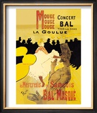 Moulin Rouge Concerts Print by Henri de Toulouse-Lautrec