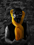 Yellow Shawl Photographic Print by  Exploding Art