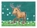 Hirsch Giclee Print by Meike Toepperwien