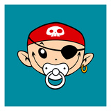 Little Pirate Prints by Volker Dornemann