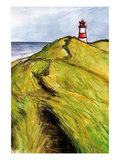 Trittsiegel Leuchtturm Giclee Print by Anne-Luise Gross