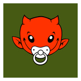 Little Devil Print by Volker Dornemann
